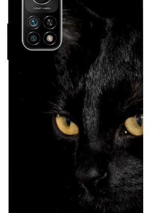 Чехол itsPrint Черный кот для Xiaomi Mi 10T Pro