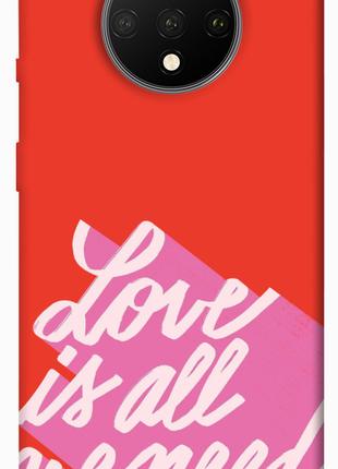 Чехол itsPrint Love is all need для OnePlus 7T