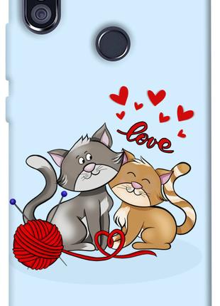 Чехол itsPrint Два кота Love для Xiaomi Redmi Note 5 Pro / Not...