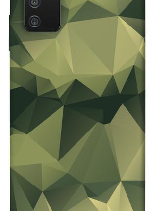 Чехол itsPrint Треугольный камуфляж 2 для Samsung Galaxy A03s