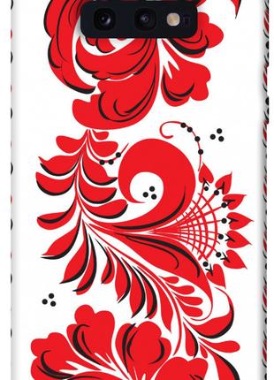 Чехол itsPrint Червона вишиванка для Samsung Galaxy S10e