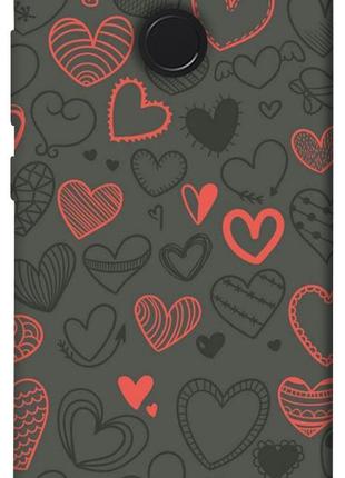 Чехол itsPrint Милые сердца для Xiaomi Redmi 4X