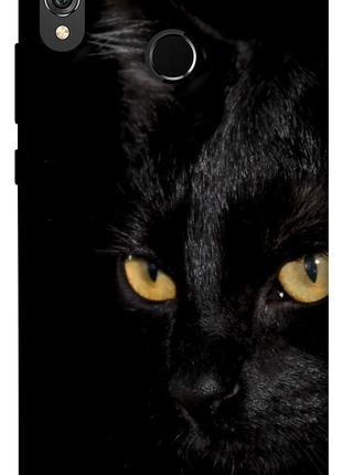 Чехол itsPrint Черный кот для Huawei Honor 8X