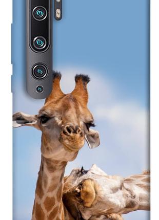 Чехол itsPrint Милые жирафы для Xiaomi Mi Note 10 / Note 10 Pr...