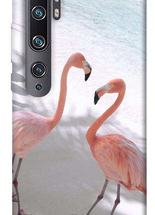 Чехол itsPrint Flamingos для Xiaomi Mi Note 10 / Note 10 Pro /...