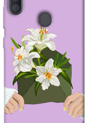 Чехол itsPrint Flower message для Samsung Galaxy A11