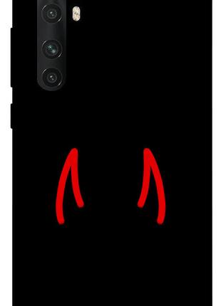 Чехол itsPrint Red horns для Xiaomi Mi Note 10 Lite