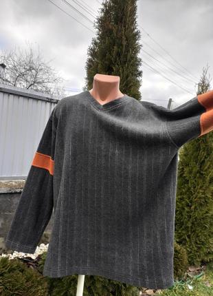 Чоловіча флісова кофта пуловер 58-60р. ( б-132)