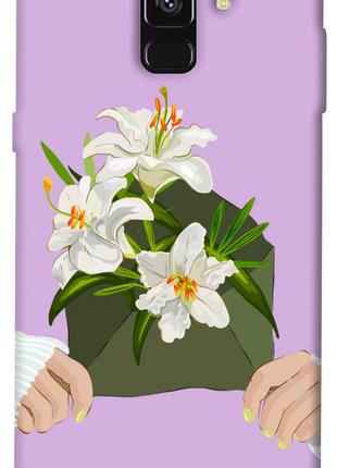 Чехол itsPrint Flower message для Samsung A530 Galaxy A8 (2018)
