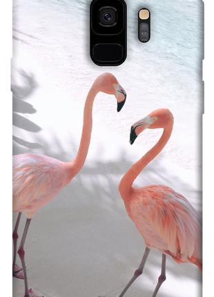 Чехол itsPrint Flamingos для Samsung Galaxy S9