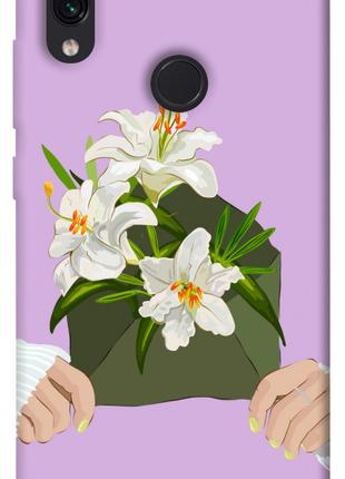 Чехол itsPrint Flower message для Xiaomi Redmi Note 7 / Note 7...