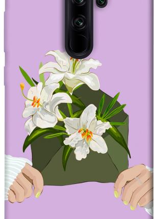 Чехол itsPrint Flower message для Xiaomi Redmi Note 8 Pro