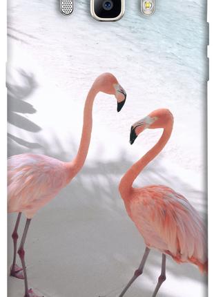 Чехол itsPrint Flamingos для Samsung J710F Galaxy J7 (2016)