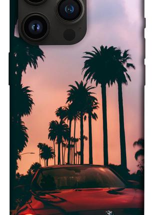 Чехол itsPrint BMW at sunset для Apple iPhone 14 Pro (6.1")