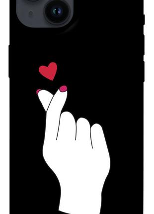 Чехол itsPrint Сердце в руке для Apple iPhone 14 (6.1")