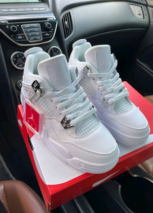 Nike Air Jordan 4 Retro (білі)