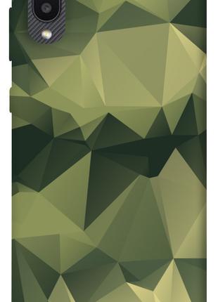 Чехол itsPrint Треугольный камуфляж 2 для Samsung Galaxy A02