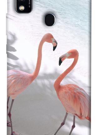Чехол itsPrint Flamingos для ZTE Blade A51