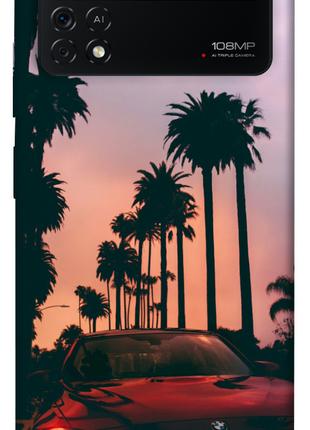 Чехол itsPrint BMW at sunset для Xiaomi Poco X4 Pro 5G