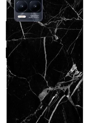 Чехол itsPrint Черный мрамор для Realme 8