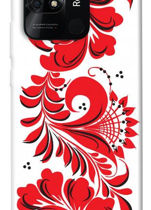 Чехол itsPrint Червона вишиванка для Xiaomi Redmi 10C