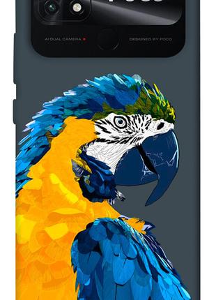 Чехол itsPrint Попугай для Xiaomi Poco C40