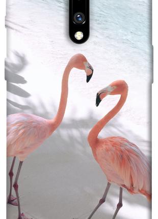 Чехол itsPrint Flamingos для OnePlus 7