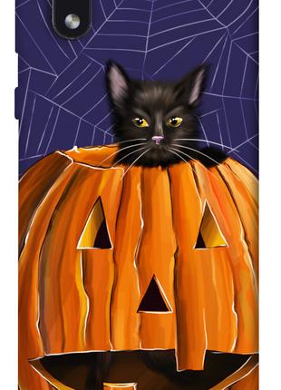 Чехол itsPrint Cat and pumpkin для Samsung Galaxy M01 Core / A...
