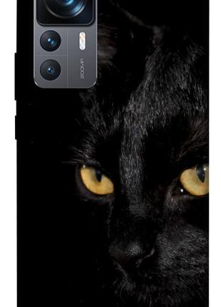 Чехол itsPrint Черный кот для Xiaomi 12T / 12T Pro