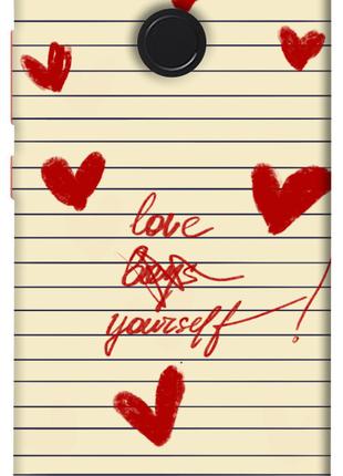 Чехол itsPrint Love yourself для Xiaomi Redmi 4X