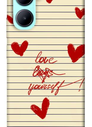 Чехол itsPrint Love yourself для Realme C33