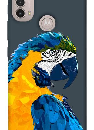 Чехол itsPrint Попугай для Motorola Moto E40