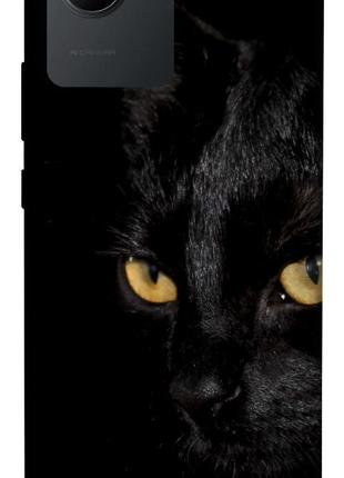 Чехол itsPrint Черный кот для Realme C30