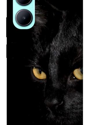 Чехол itsPrint Черный кот для Realme C33