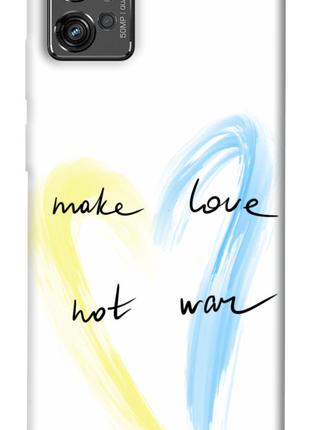 Чохол itsPrint Make love not war для Motorola Moto G32