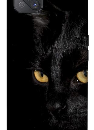 Чехол itsPrint Черный кот для Oppo A92s