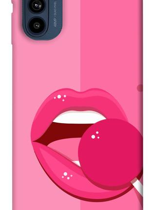 Чехол itsPrint Pink style 4 для Motorola Moto G41