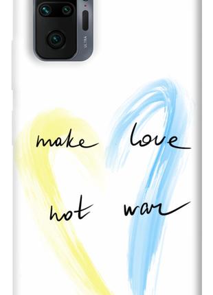 Чехол itsPrint Make love not war для Xiaomi Redmi Note 10 Pro Max