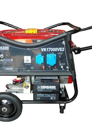 Генератор бензиновий Vackson VC16000EV2 (6,5 кВт) 1-фазний +AV...