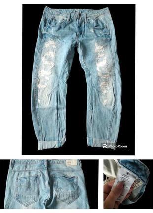 Женские джинсовые бриджи или укороченные джинсы (женские джинс...