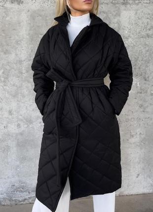 Стеганое пальто
ткань: плащевка на синтепоне 200 + подкладка
о...