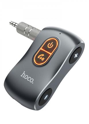 Модулятор FM Bluetooth Audio Receiver Hoco E73 Metal Grey