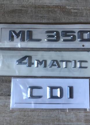 Шильдик Надпись Багажника Mercedes Benz ML350 CDI 4matic,
W163...