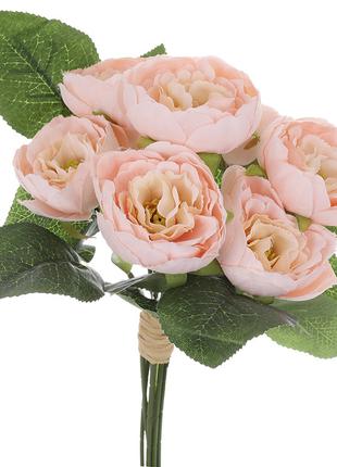 Букет піоноподібних троянд (7шт) рожевий 30см Гранд Презент 71...