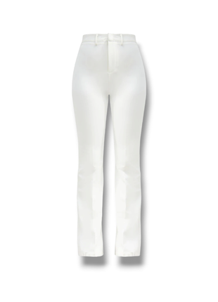 Белые прямые брюки с карманами от prettylittlething