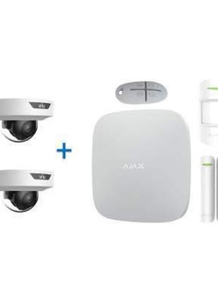 Комплект сигналізації Ajax StarterKit white + IP-відеокамера U...
