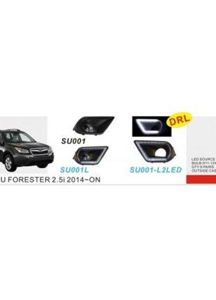 Фары доп.модель Subaru Forester 2.5i 2013-16/SU-001W (SU-001W)
