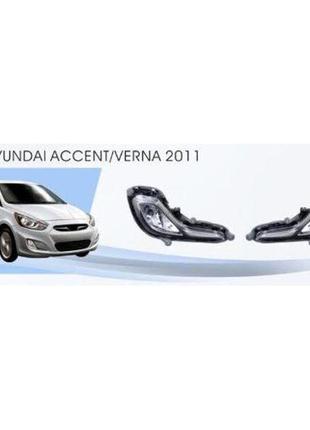 Фары доп.модель Hyundai Accent/Verna 2011/HY-485W/881-27W/эл.п...