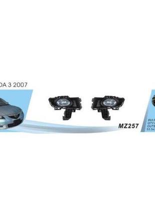 Фары доп.модель Mazda 3 2007-09/MZ-257W/эл.проводка