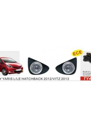 Фары доп.модель Toyota Yaris 2011-14/TY-496/H11-12V55W/эл.пров...